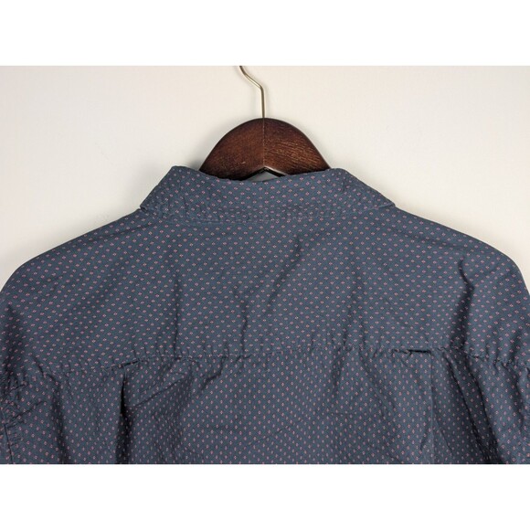 Beverly Hills Polo Club Mens Button-Up Shirt 2XL Geometric Print Long Sleeve - Picture 7 of 10